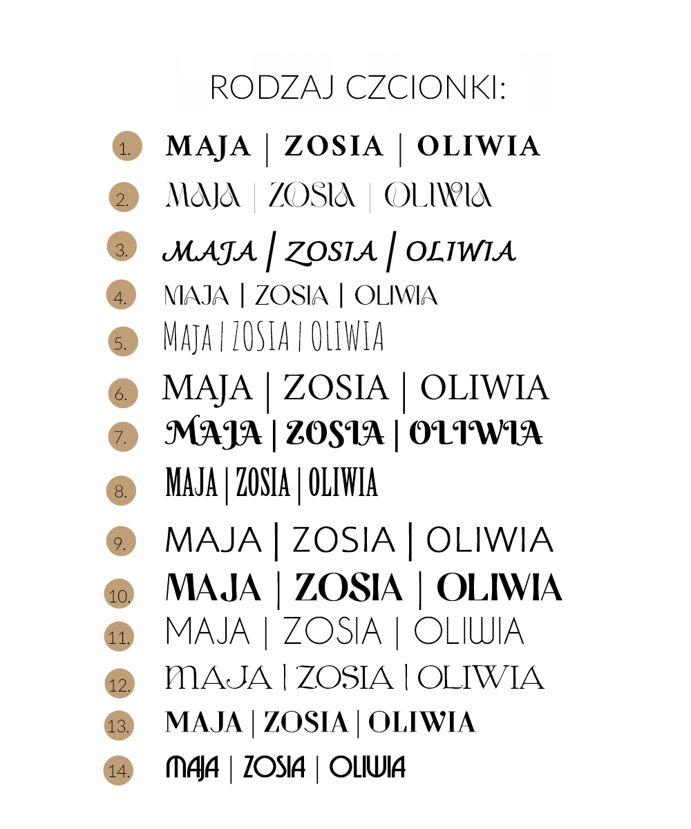 Lustrzany napis/imię na ściankę balonową - osobne litery DRUKOWANE - obrazek 3